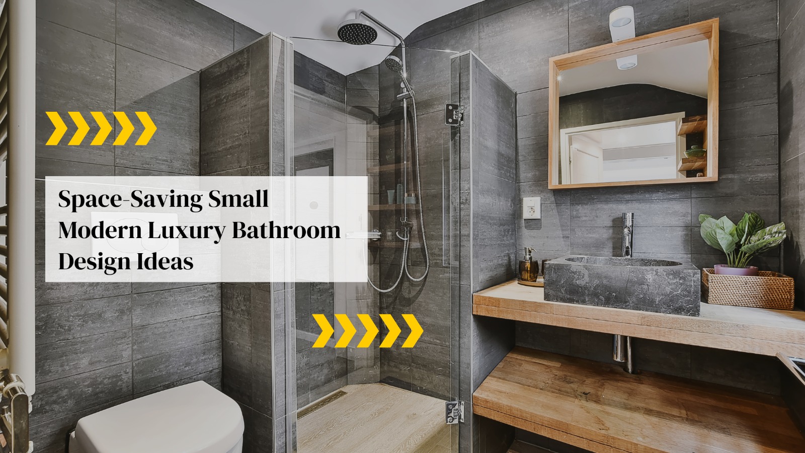 Small Modern Luxury Bathroom Design Ideas
